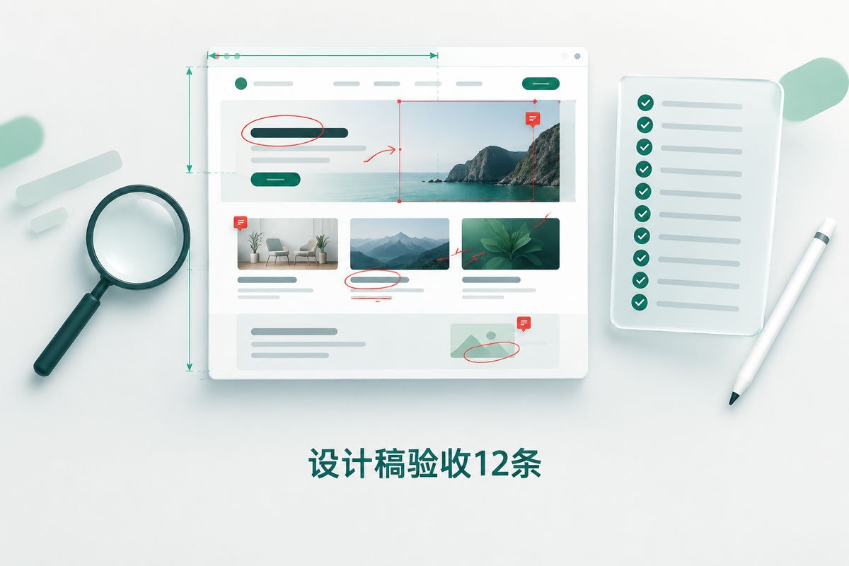网站设计评审:企业主验收设计稿的12条实战标准