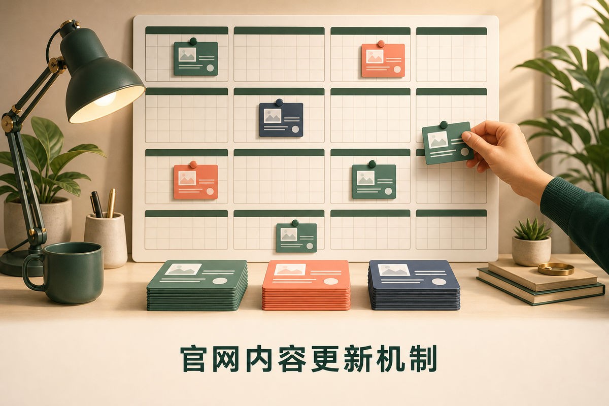 企业官网内容更新机制:12个月日历与考核